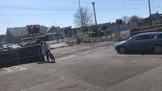 Level crossing at Stevenston station