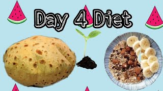 || Day 4 Diet 🍛🥕🍪🍪  పూర్తి వీడియోను చూడండి మిస్ చేయవద్దు😊👍 ||