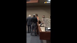 Walmart shooter Patrick Crusius enters state court for a scheduled hearing