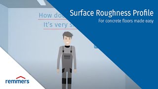 Surface roughness profile for concrete floors made easy - surface roughness determination unit