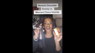 🍫 Montale Chocolate Greedy vs. Mancera Choco Violette 🧐 #mancera #montale #fragrance