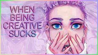 How to Keep Creative Energy High ✿ Art When You Don't Feel Like It