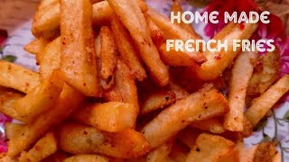 Recipe of french fries-with twist of row mango chutney | home made crispy french fries