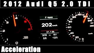 2012 Audi Q5 2.0 TDI 190 HP Acceleration / Przyspieszenie