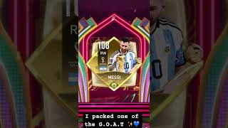 I packed one of the G.O.A.T 🐐✨💙 #fifa22 #football #messi #ronaldo