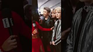 The MC  was being very  touchy with Jimin but Jimin 😅🤣 #bts #jimine #btsarmy #jm #rm #jimim #kpop