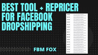 Facebook Marketplace Shop Drop Shipping Made Easy (with Bulk Lister and Repricer)