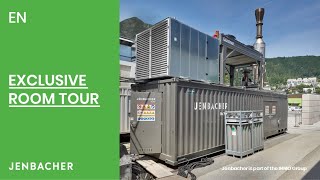 Room tour of our 100% hydrogen Jenbacher container | Jenbacher | INNIO | EN