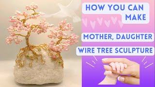 How to make Wire Bonsai Trees, WIRE ART, #wiretree