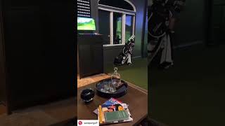 Secret hidden #golfsimulator room 😍👌🏻 #mancave #mancaveideas #hiddenrooms