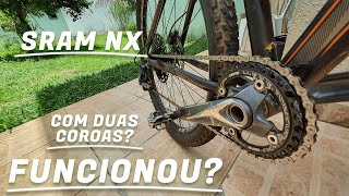 SRAM NX de 12V com duas coroas 32 e 36 - Como eu faço para instalar