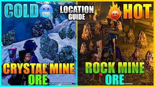 ONCE HUMAN Can You Find🔍 Ores in the SNOW COUNTRY Crystal Mine? 🥶🔥