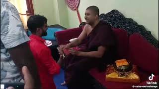 Jaffna's NPP MP's seek blessings from Sinhala Buddhist monks