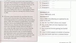 LIVE - IELTS - Reading section 2 - What do you know about the food you eat? (Questions 8-13)