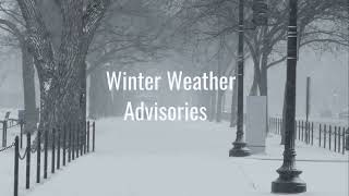 Dearborn's Emergency Manager explains Winter Weather Advisory