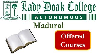 Lady Doak College | Madurai | Offered Courses