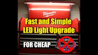 BEST LED LIGHT UPGRADE MOD FOR YOUR TOOLBOX (OVER 6,000 LUMENS!) *EASY INSTALL*