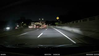 Car with flat tire on owl cam - speeder - car with no plates but on rear window  - Viofo A139 Pro