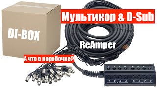 Мультикор & D-Sub 25, Di-BOX & ReAmper (устройство и как подобрать) (Исправляю ошибки на канале)