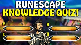 Test Your RuneScape Knowledge! - 15 Questions!