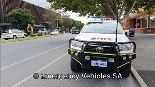 SA Country Fire Service Toyota Hilux ute, SA Police Toyota LandCruiser 4WD