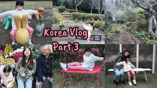 Korea Vlog Part 3 - Camellia Hill, Adagio Cafe, Night Market & Flight back to Seoul ✈️