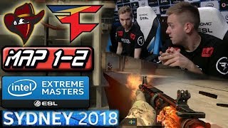 NiKo Two 1 VS 3 Clutches! Xizt 4k Train Hold! FaZe Highlights VS Renegades /Map 1 -2