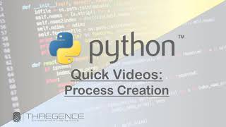 Python Quick Videos: Process Creation | ویدیوهای کوتاه پایتون: ساخت پراسس