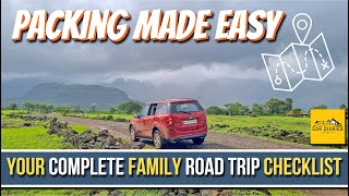 Packing made easy: Your complete family road trip checklist