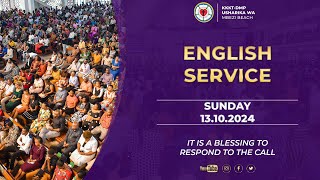 English Service, Sunday 13.10.2024