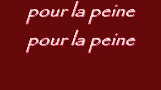 1789-pour la peine + lyrics