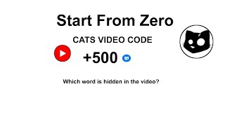 8 October Cats All Video Codes | Get Rich Now | Start From Zero | Cats Youtube Video Code bitget