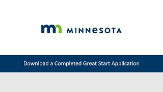 Download a Completed Great Start Compensation Support Application