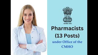 Pharmacists (13 jobs) under CMHO, Govt || UTB Rajasthan Recruitment