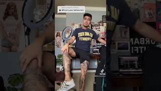 Tattoo Artist With NO TATTOOS #tattoo #tattooing #short #tattoovlog #legtattoo #tattoos #tattooed