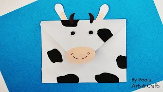 Cow Envelope Paper Craft | Beautiful Craft ideas | Craft ideas With Paper Easy And Simple For School