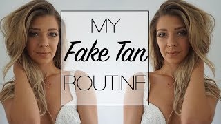 Fake Tan Routine