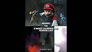 Mario VS Midsei, Midwa, & Fodder Wars Godzilla #shorts