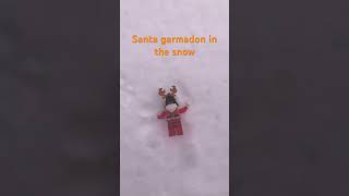 Santa garmadon In the snow￼