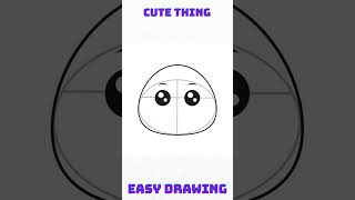 Easy cute drawing #howtodraweverything #cutedraws #easytodraw