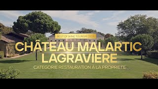 Gold Best Of Wine Tourism 2024 Repas au Château Malartic-Lagravière, for Malartic gastronomic offer