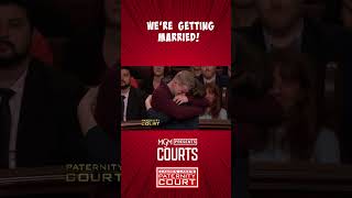 Baby secured, wedding coming up! #PaternityCourt #MGMPresentsCourts #courtshow #dnatest