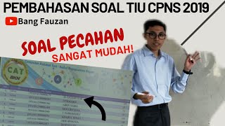 BOCORAN SOAL PECAHAN - TIU - CPNS