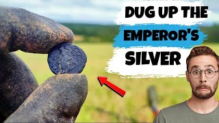 Black silver denarius Marcus Aurelius. I am shocked by this find