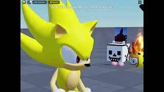 Super Sonic Vs Sonic EXE (LOL)