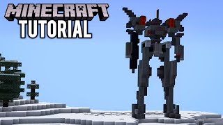 MINECRAFT : How To Build SU-47E Berkut Mecha Tutorial