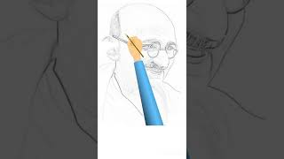 Mahatma Gandhi easy drawing #art #drawing #artist #mahatmagandhi