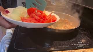 I  sautéd #UPO(filipino  name ) or Long squash in Tomato . Delicious.