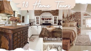 10 Home Tours💝 How to bring the rustic style into your home