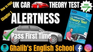 Pass🥳 DVSA Car Theory Test-Chapter 1:ALERTNESS #drivingtheory #ghalibsenglishschool